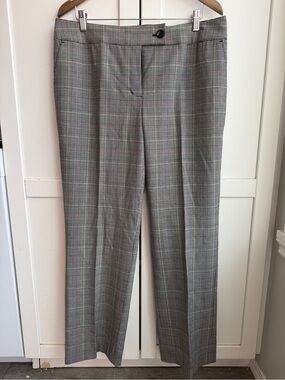 NWT Dark Academia Poetcore Liz Claiborne Jackie Plaid Straight Leg Pants Size 1